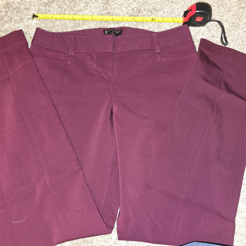 Express Women's Burgendy Maroon  Pants